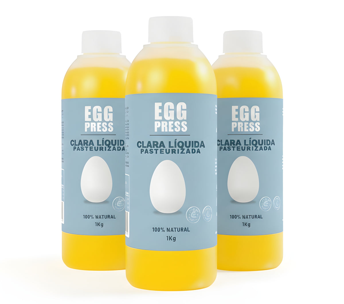 Clara liquida pasteurizada 3KG